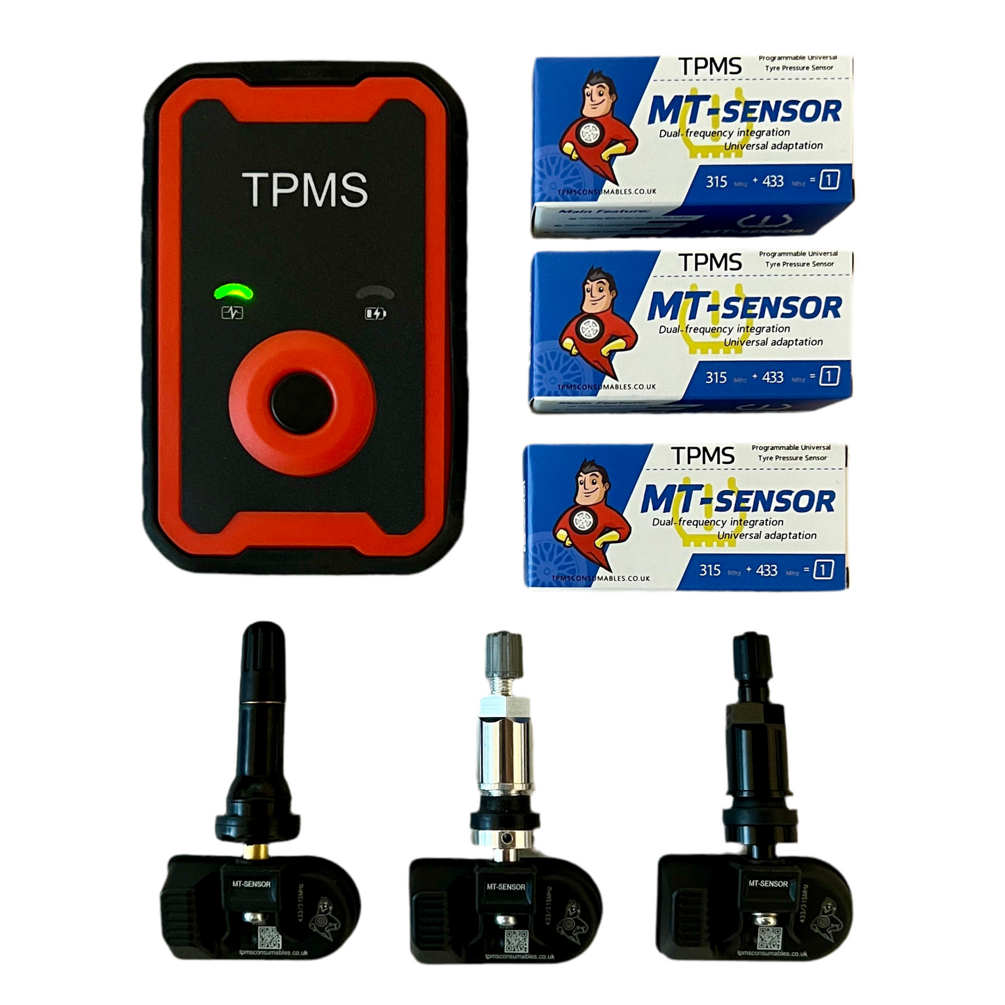 MT Bluetooth TPMS Tool and Sensors